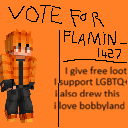 Vote flem for bobyland mayo